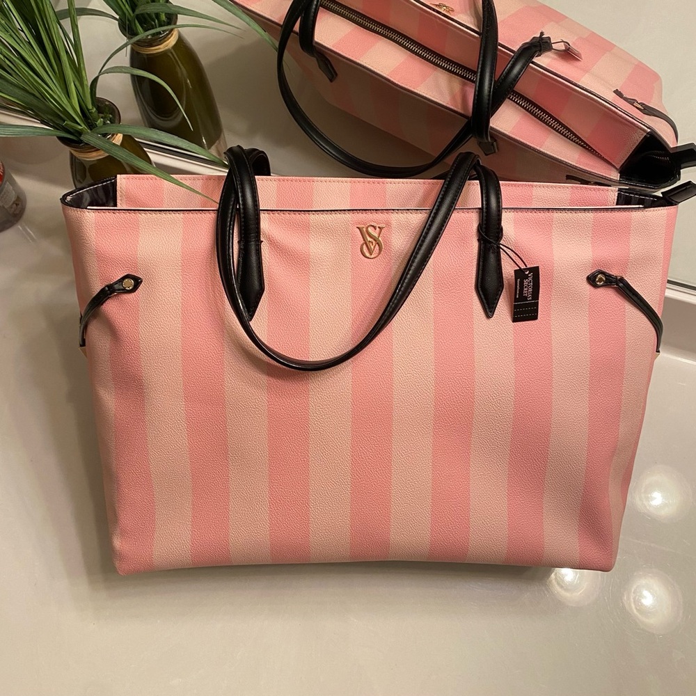 Victoria’s Secret Iconic Stripe Tote Bag